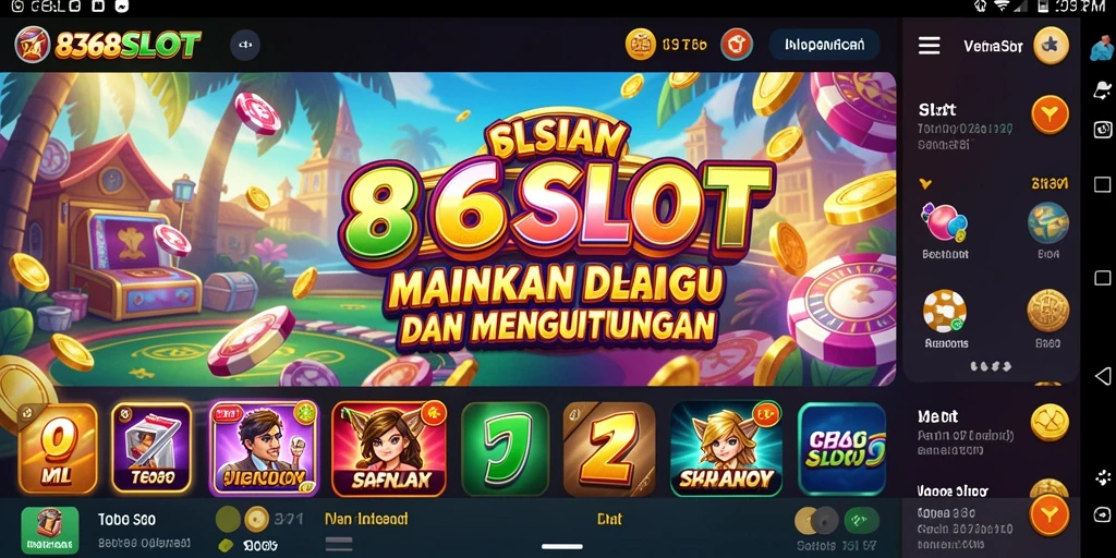 Screenshot gameplay 8368SLOT yang menunjukkan keseruan permainan slot.