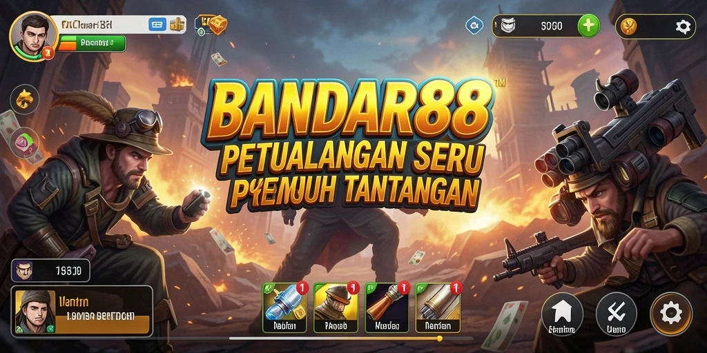 Tampilan gameplay <strong>BANDAR88</strong> yang menakjubkan dalam petualangan seru.