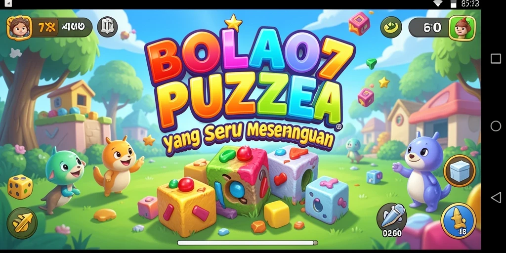 Tampilan gameplay BOLA07 yang menantang dan seru.