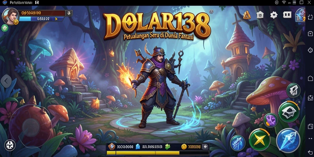 Screenshot gameplay DOLAR138 menampilkan petualangan yang penuh warna.