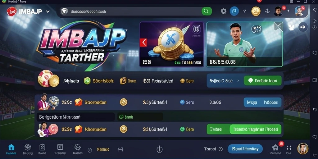 Tampilan utama gameplay IMBAJP yang menarik dan interaktif.