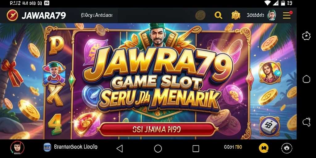 Tampilan gameplay JAWARA79 dengan tema slot yang menarik.