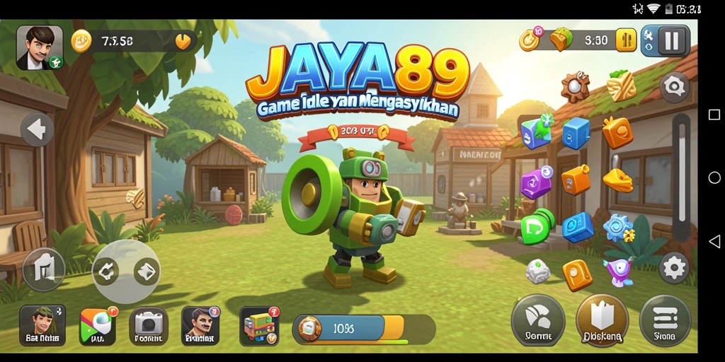 Tampilan gameplay JAYA89 yang menarik dengan elemen Idle.
