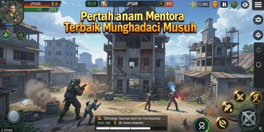 Screenshot JPS88 menampilkan pertarungan seru Tower Defense yang menegangkan.