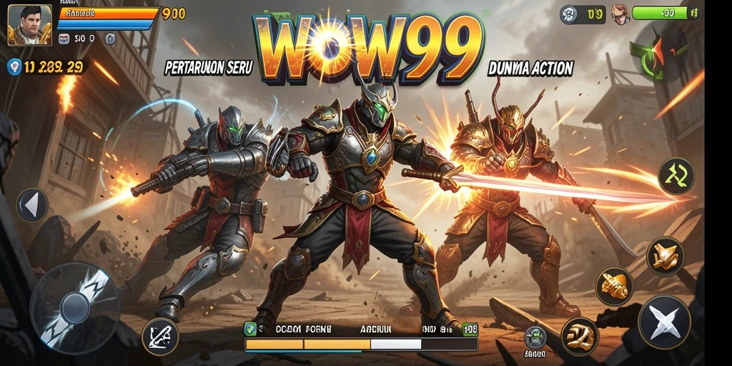 Tampilan gameplay WOW99 yang mendebarkan dan penuh aksi.